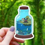 Mimic Gaming Co Sticker: Cryptid Terrarium- 3"