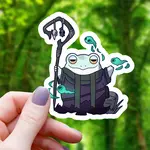 Mimic Gaming Co Sticker: Frog Necromancer - 3"