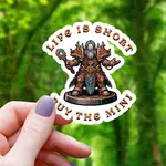 Mimic Gaming Co Sticker: Life is Short Buy The Mini - 3"
