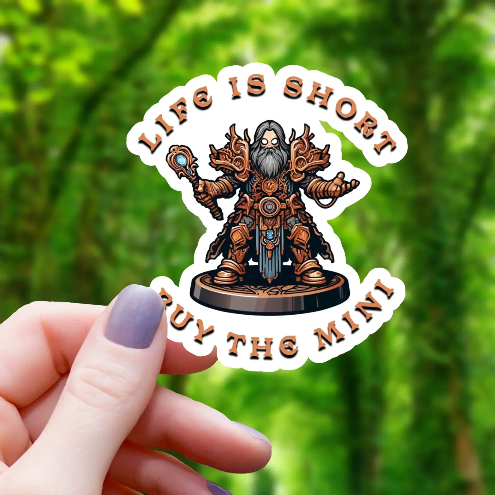 Mimic Gaming Co Sticker: Life is Short Buy The Mini - 3"