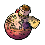 A.H. Stickers Sticker: DnD Terrarium Potion