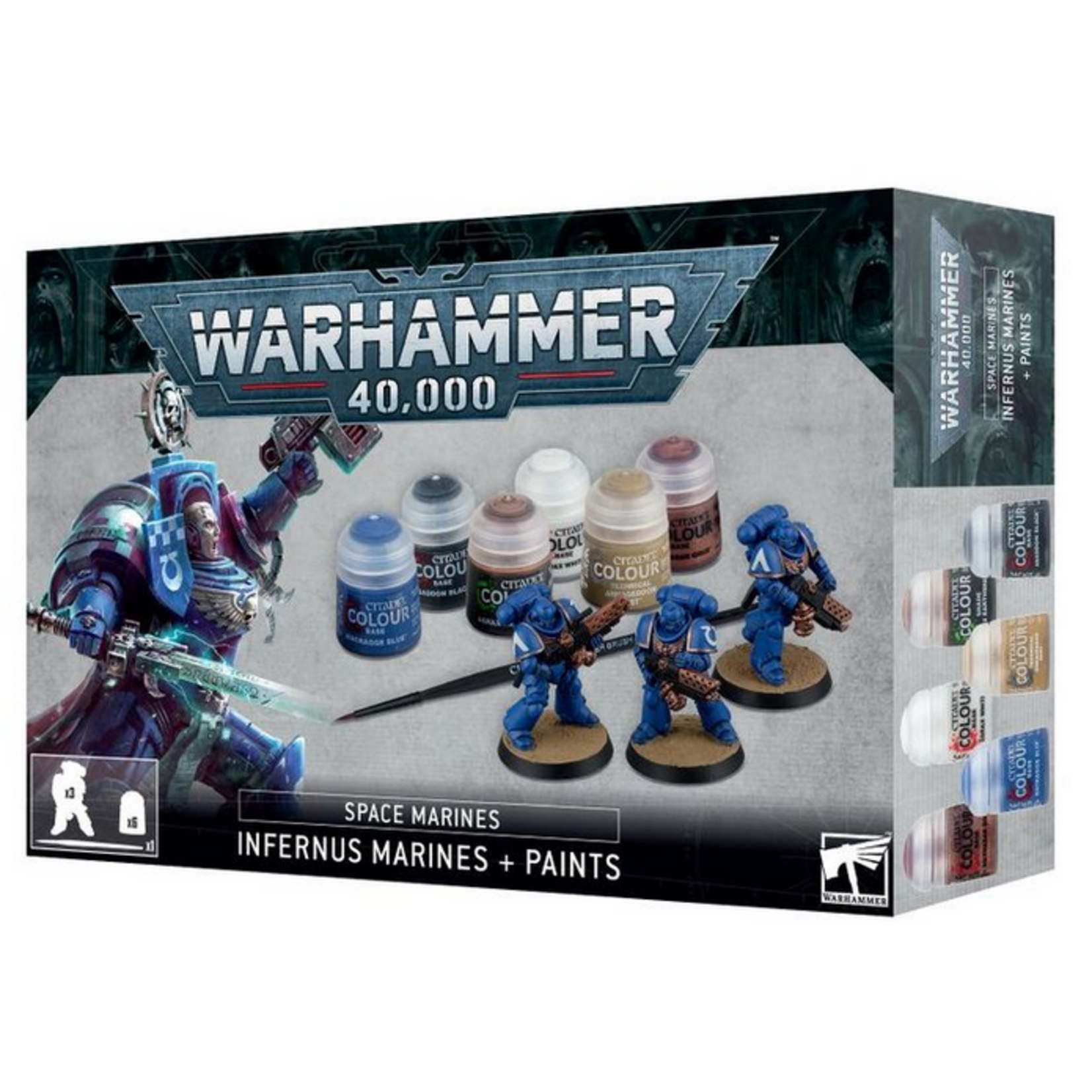 40K: Space Marines - Infernus Marines + Paints