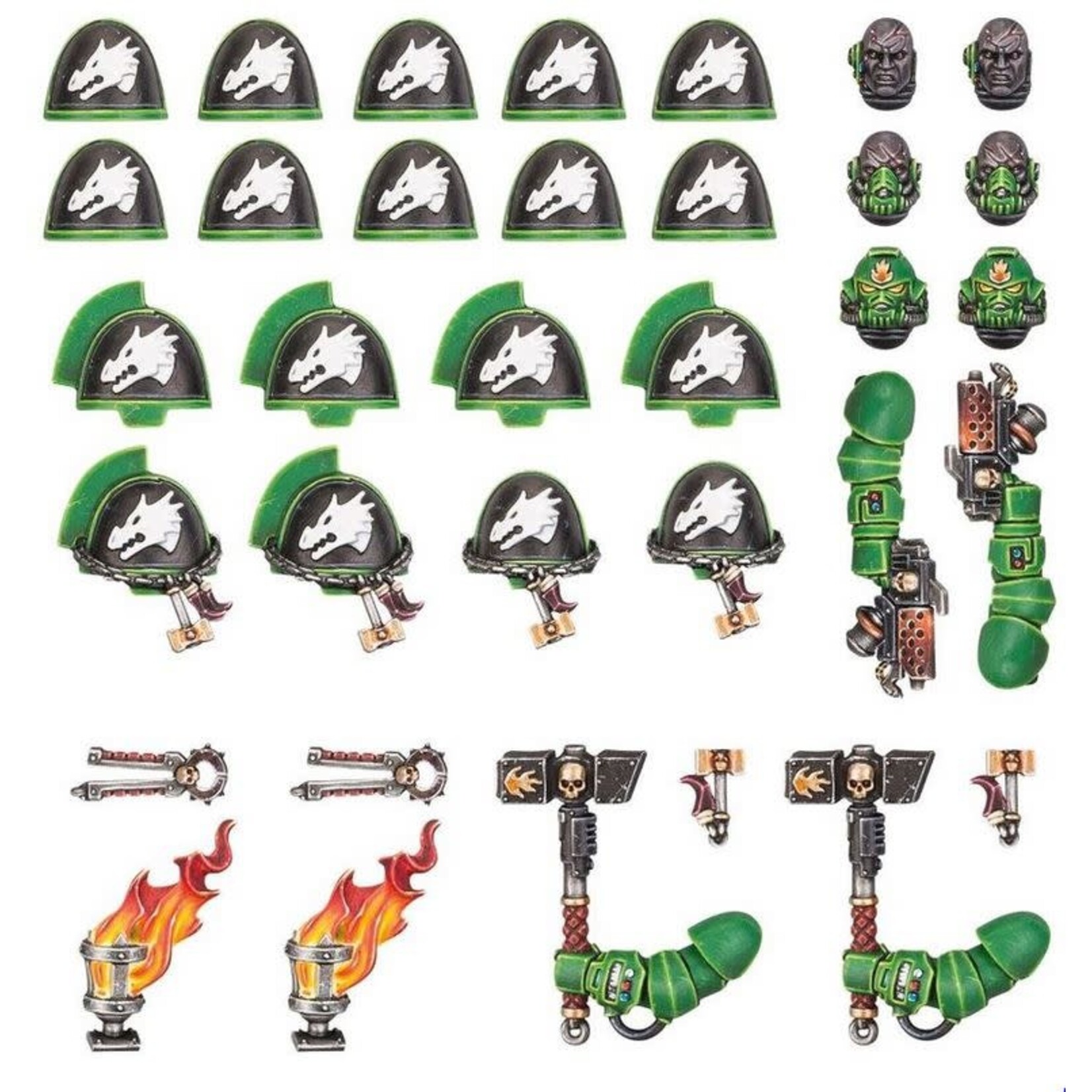 40K: Space Marines - Salamanders Primaris Upgrades and Transfers