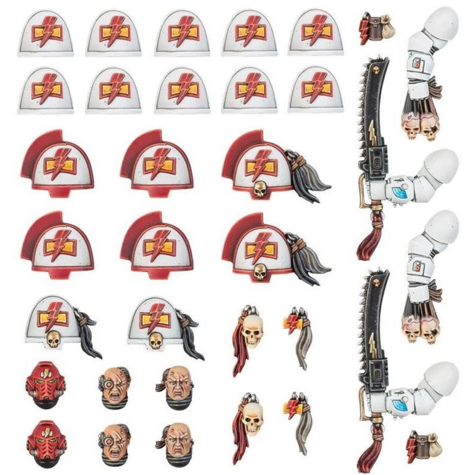 40K: Space Marines - White Scars Primaris Upgrades & Transfers