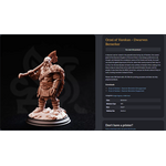 DM Stash 3D Printed Mini - Orzei of Varekan - Dwarven Berserker - Small