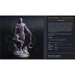 DM Stash 3D Printed Mini - Uxas the Reborn - Drow Lunar Monk - Small