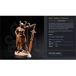 DM Stash 3D Printed Mini - Skadi - Maiden of Vengeance - Medium