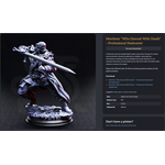 DM Stash 3D Printed Mini - Mortimer Who Danced With Death Professional Hexhunter - Small