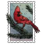 A.H. Stickers Sticker: Cardinal