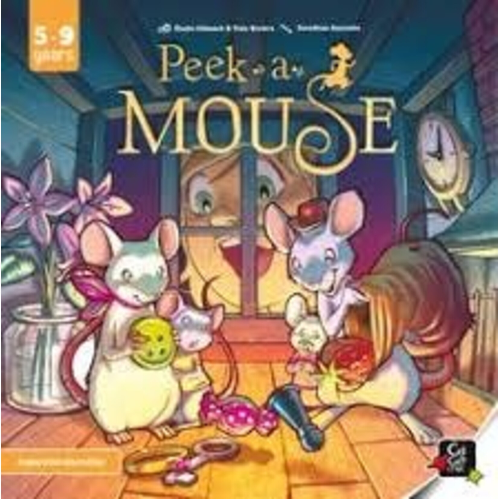 #11078 Peek- a -Mouse Dragon Cache Used Games