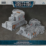 Mundus Imperialis- Censorium (Damaged & Destroyed x2) 6mm scale Battlefield in a Box