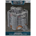 Mundus Imperialis- Damaged Civil Defense Bastion Battlefield in a Box