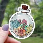 Mimic Gaming Co Sticker: Chibi Dragon Potion - 3"