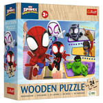 Brave Spidey and his Amazing Friends: 24 Piece Wooden Puzzle
