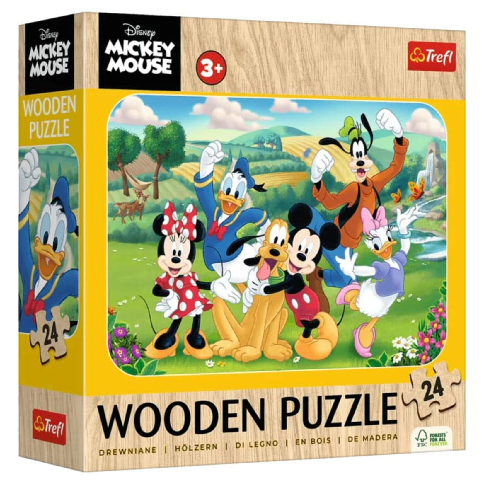 Mickey and Friends: 24 Piece Wooden Puzzle