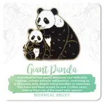 Botanical Bright Enamel Pin - Giant Panda