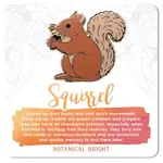 Botanical Bright Enamel Pin - Squirrel