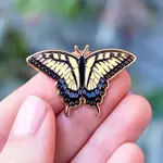 Botanical Bright Enamel Pin - Swallowtail Butterfly