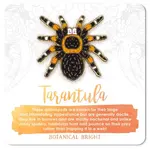 Botanical Bright Enamel Pin - Tarantula