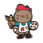 These Are Things Enamel Pin - Artist Cat