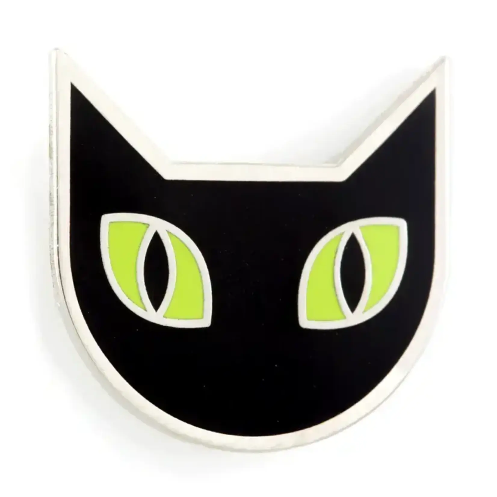 These Are Things Enamel Pin - Black Cat