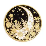 These Are Things Enamel Pin - Floral Harvest Moon