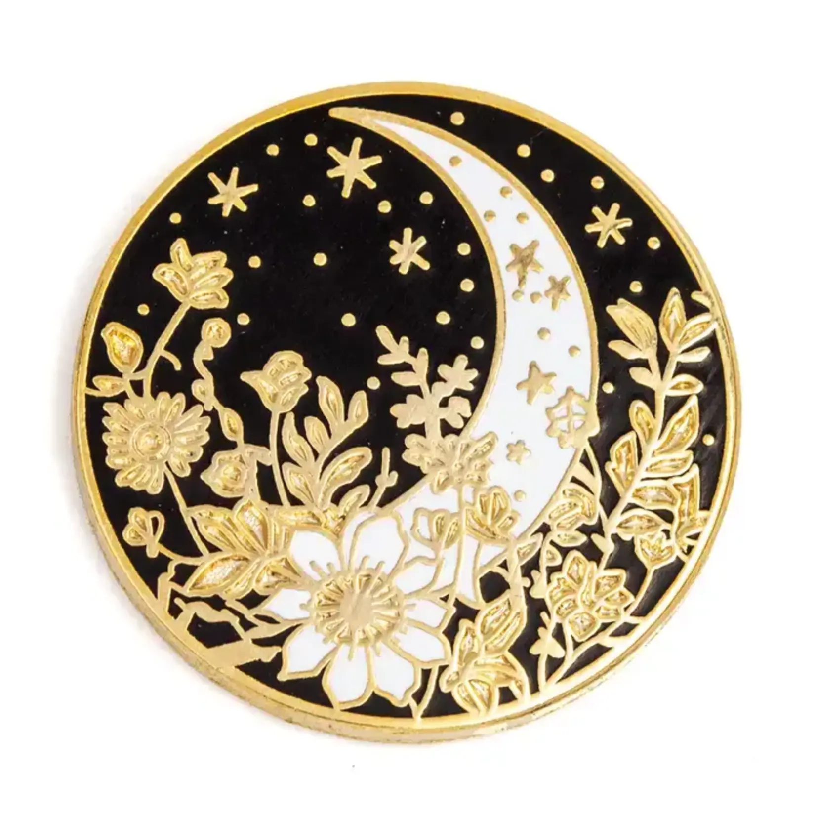 These Are Things Enamel Pin - Floral Harvest Moon