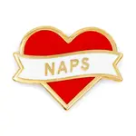 These Are Things Enamel Pin - Heart Naps
