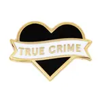 These Are Things Enamel Pin - Heart True Crime