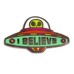 These Are Things Enamel Pin - I Believe Alien UFO