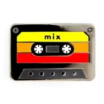 These Are Things Enamel Pin - Mix Tape