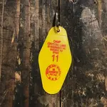 The 3 Sisters Design Co. Motel Key Fob - Friday the 13th - Camp Crystal Lake