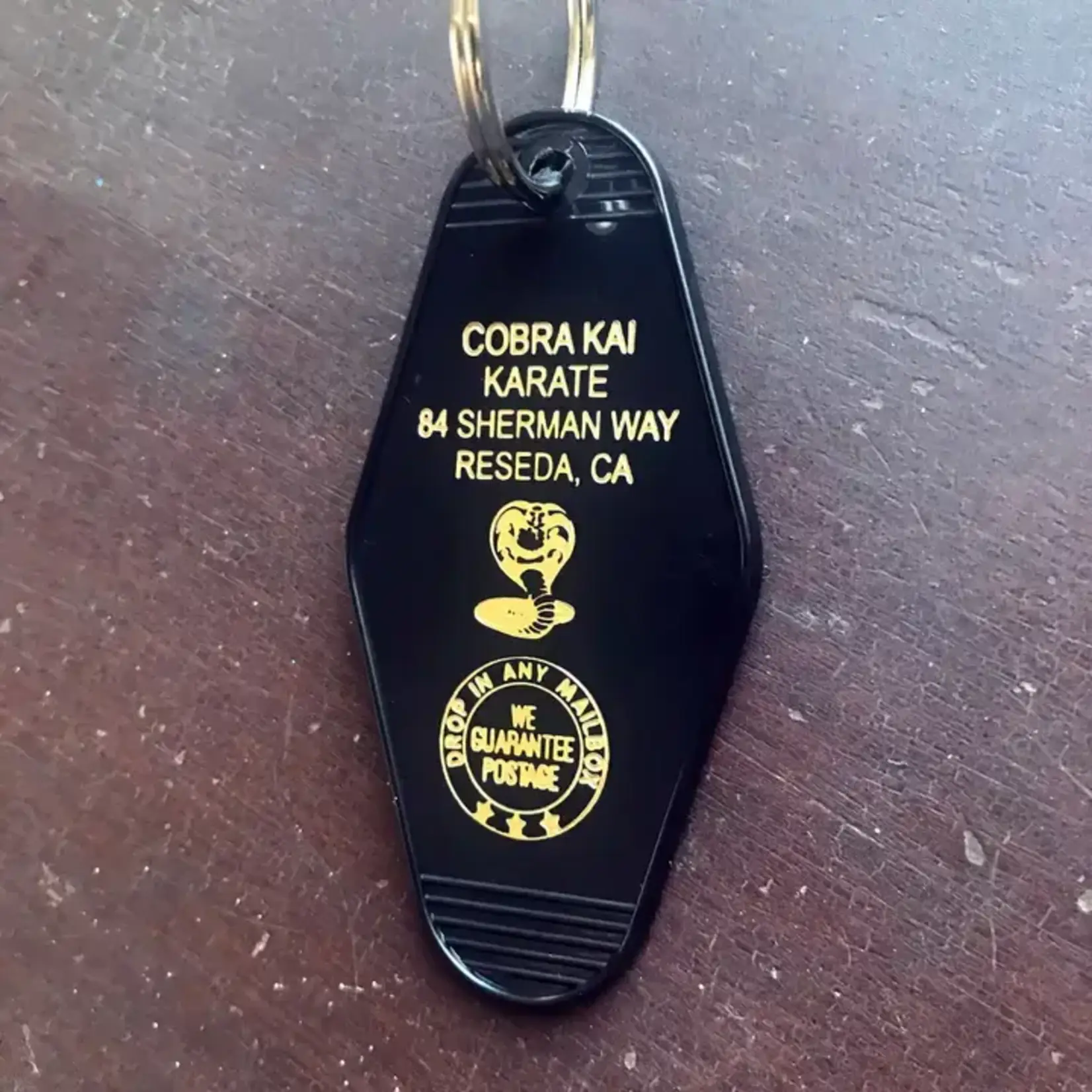 The 3 Sisters Design Co. Motel Key Fob - Karate Kid - Cobra Kai
