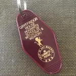 The 3 Sisters Design Co. Motel Key Fob - Harry Potter - Hogwart's Houses - Gryffindor