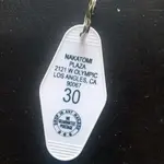 The 3 Sisters Design Co. Motel Key Fob - Die Hard - Nakatomi Plaza