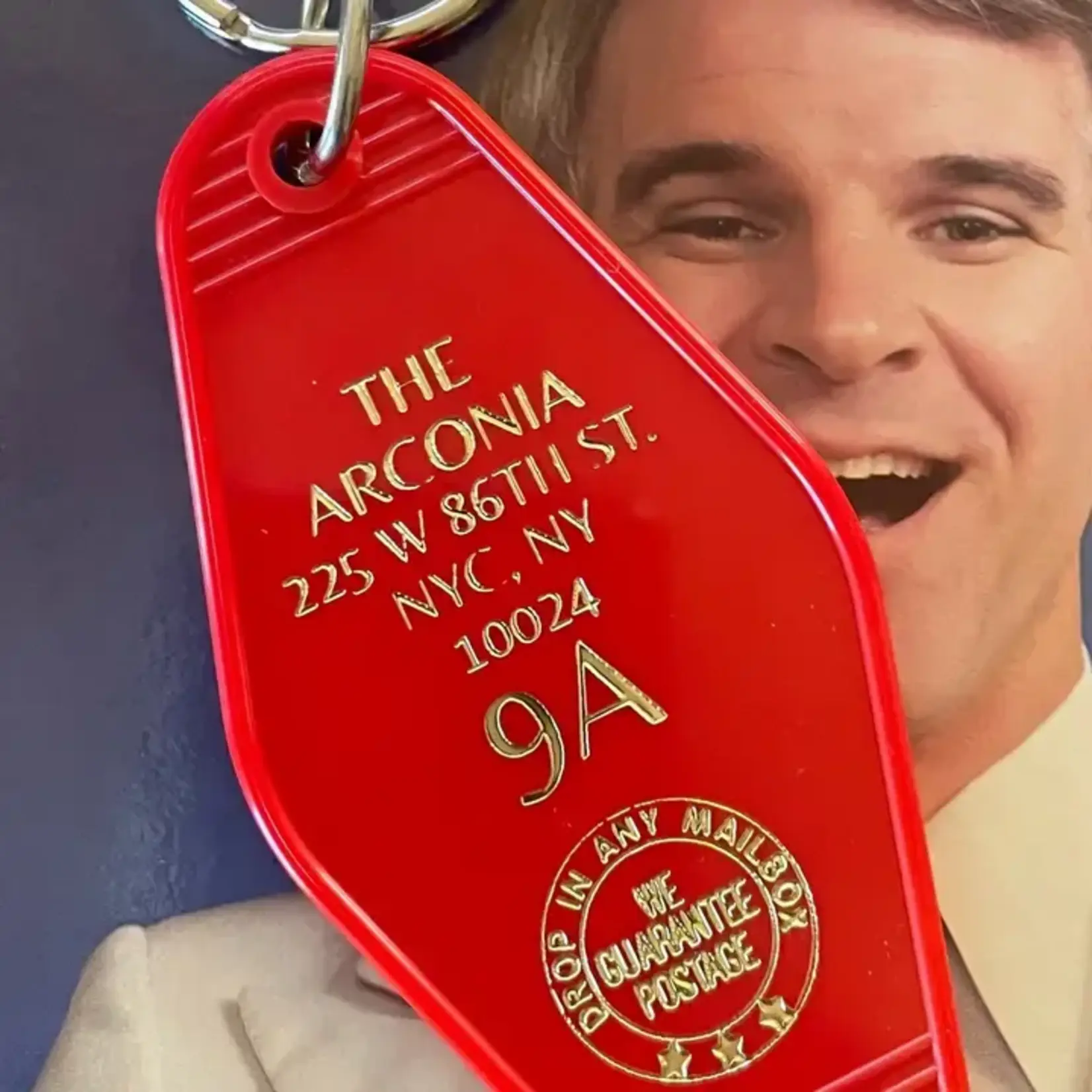 The 3 Sisters Design Co. Motel Key Fob - Only Murders in the Building - The Arconia