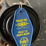 The 3 Sisters Design Co. Motel Key Fob - Fallout - Vault-Tec