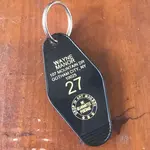 The 3 Sisters Design Co. Motel Key Fob - Batman - Wayne Manor
