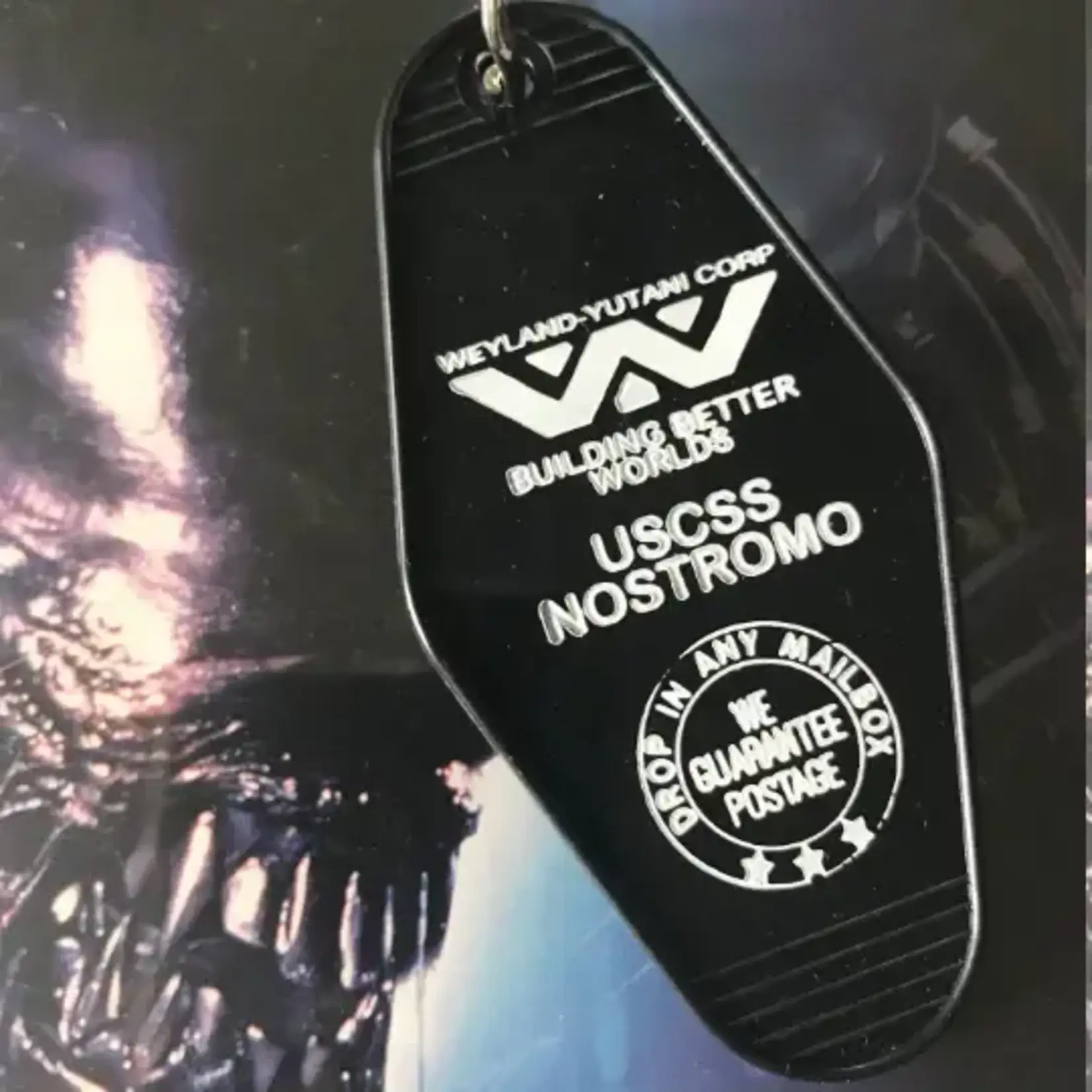 The 3 Sisters Design Co. Motel Key Fob - Alien - Weyland Yutani