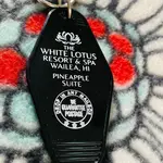 The 3 Sisters Design Co. Motel Key Fob - White Lotus Resort and Spa