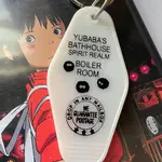 The 3 Sisters Design Co. Motel Key Fob - Spirited Away - Yubaba's Bathhouse