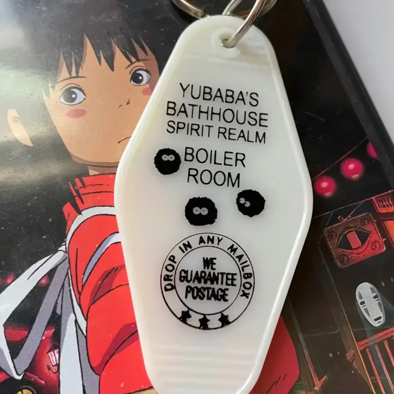 The 3 Sisters Design Co. Motel Key Fob - Spirited Away - Yubaba's Bathhouse