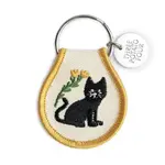 Three Potato Four Patch Keychain - Black Cat