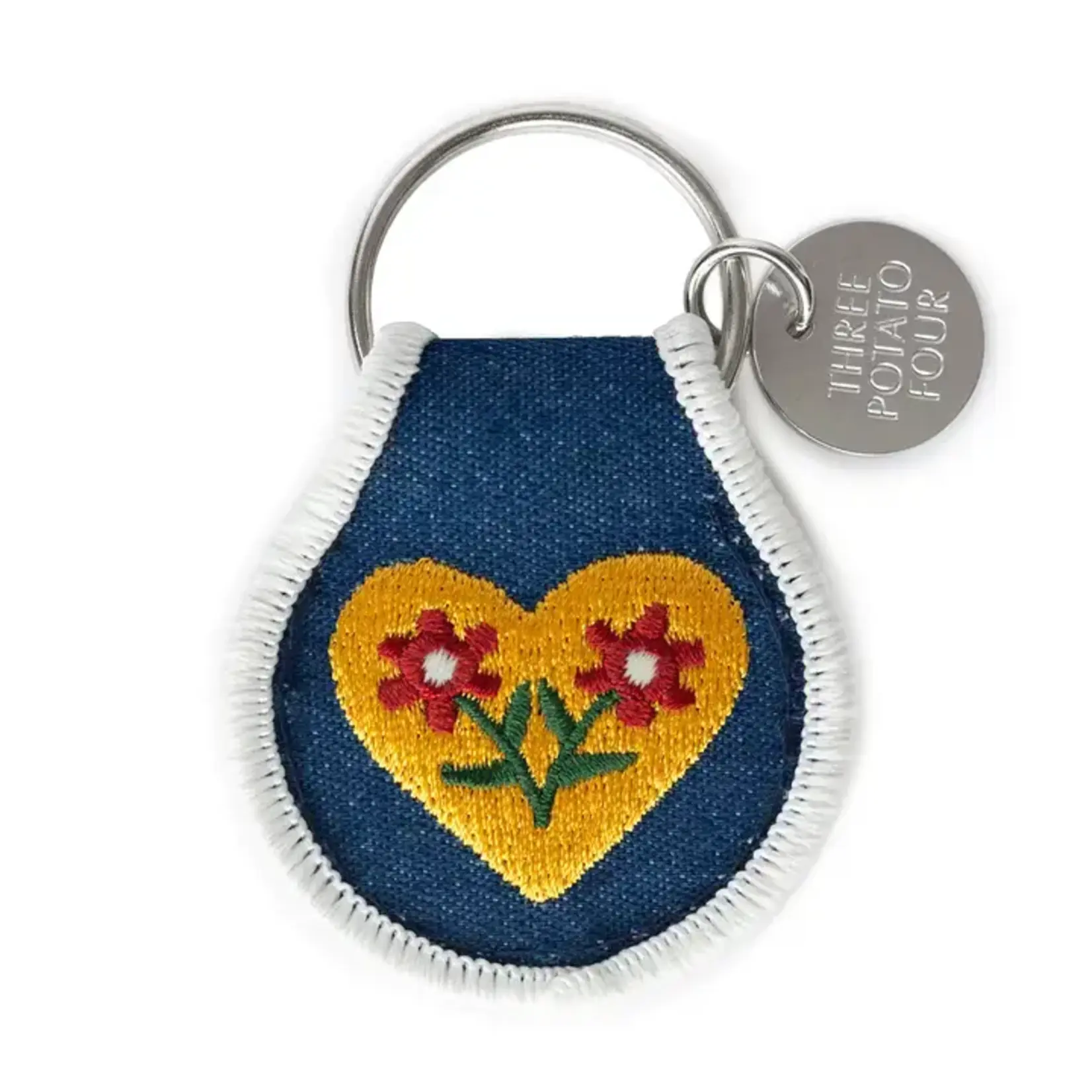 Three Potato Four Patch Keychain - Dutch Heart