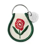 Three Potato Four Patch Keychain - Poppy Flower