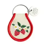 Three Potato Four Patch Keychain - Strawberry Blossom