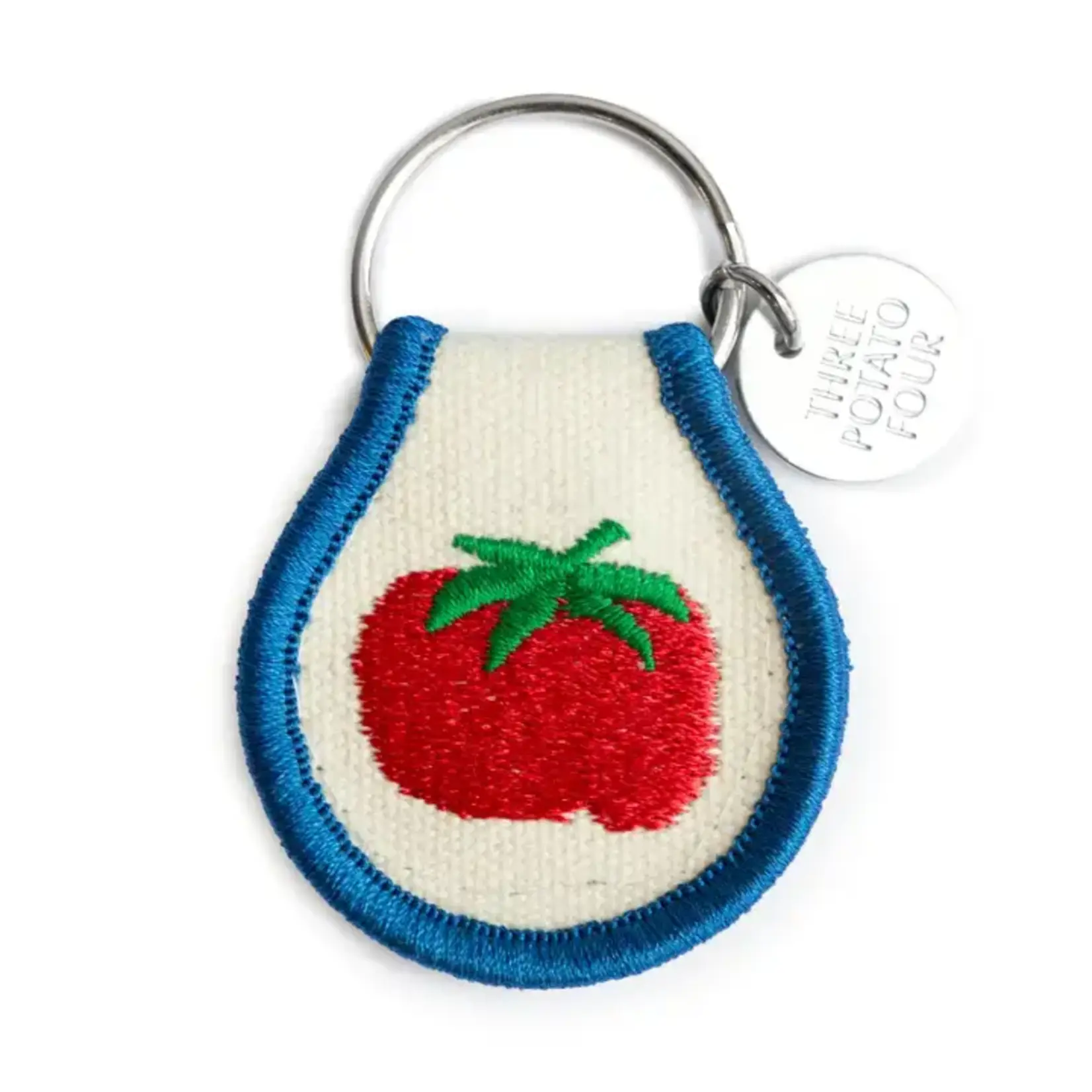 Three Potato Four Patch Keychain - Tomato