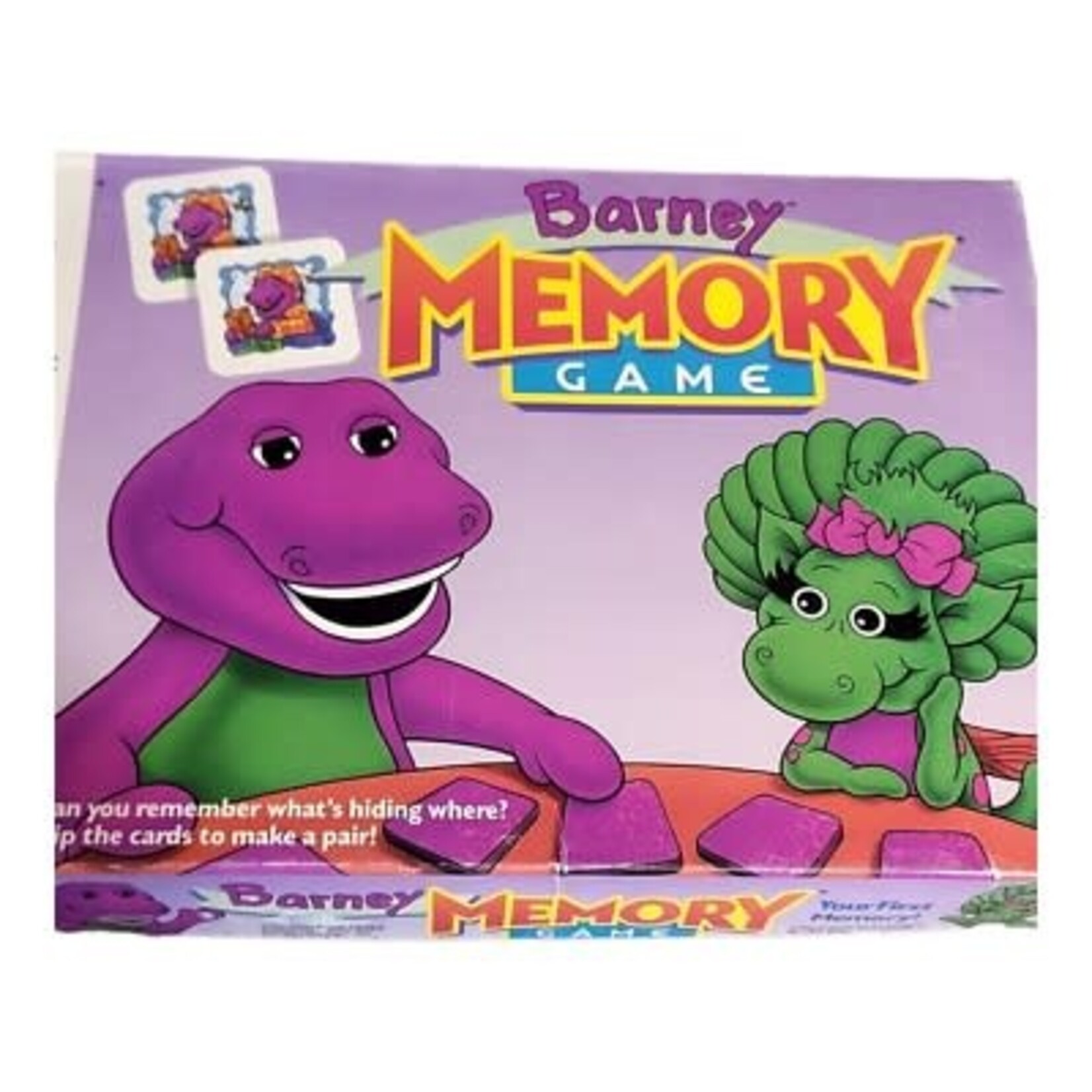 #11070 Barney Memory Game Dragon Cache Used Game