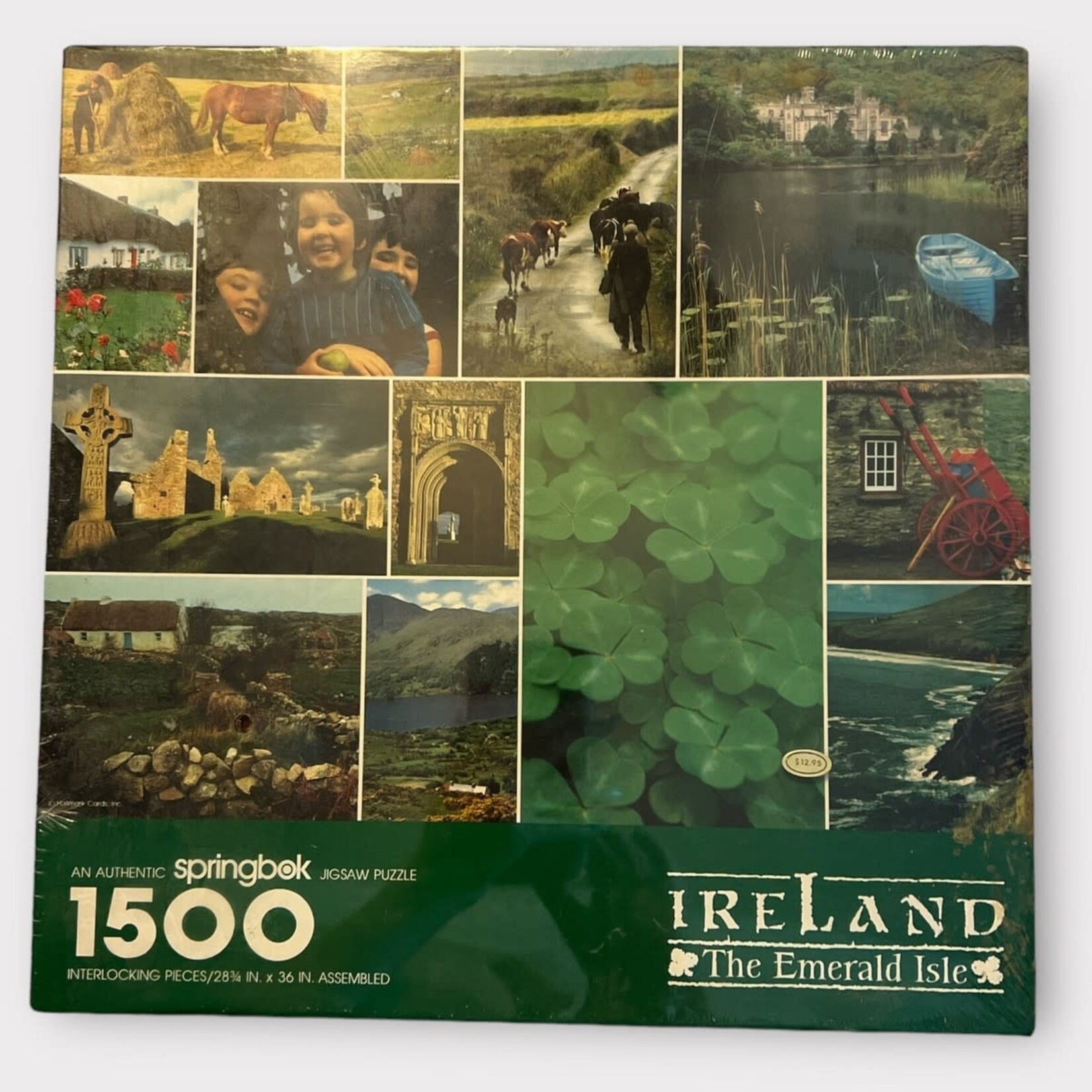 #11067 Ireland, The Emerland Isle 1500 Piece Puzzle Dragon Cache Used Game