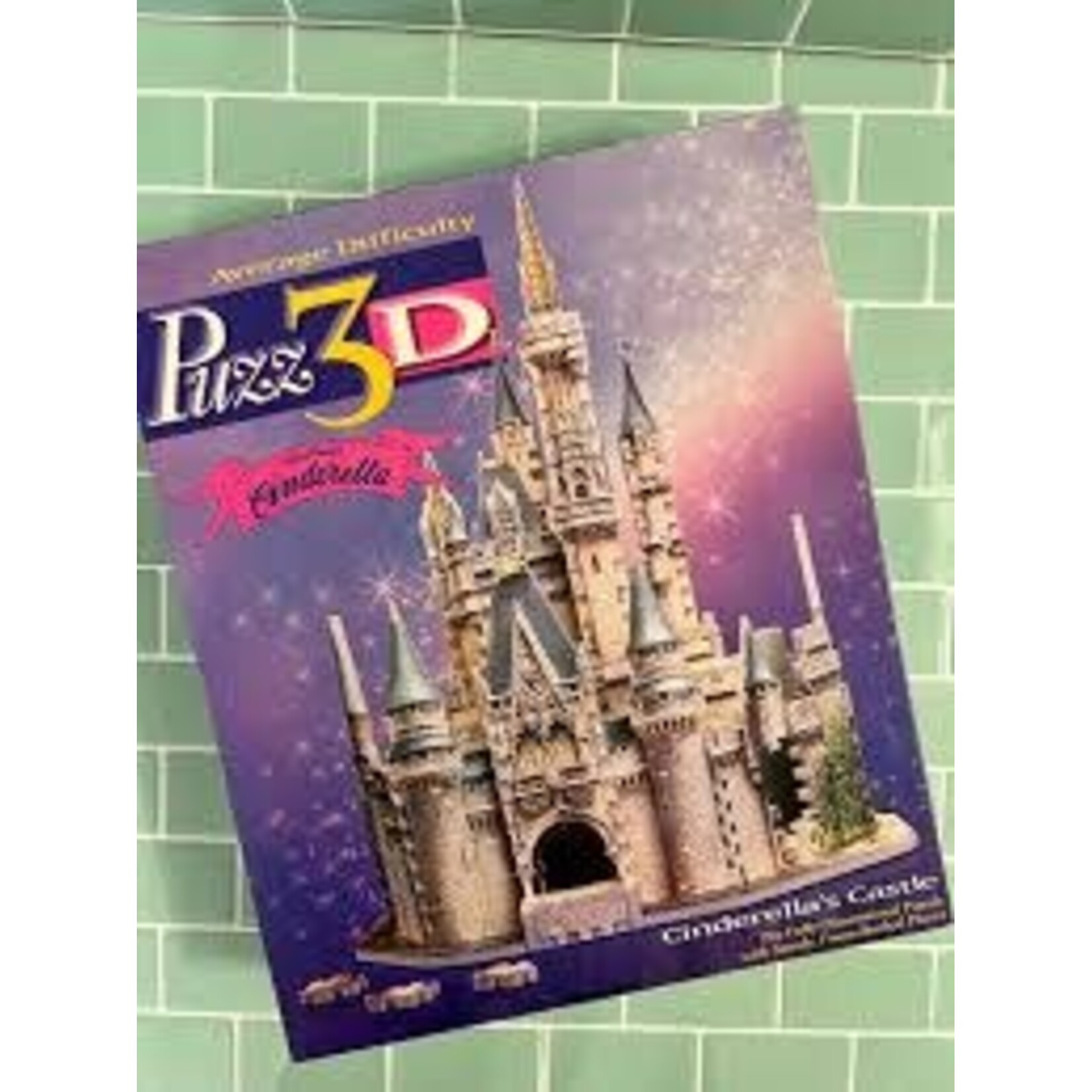 #11063 Puzz-3D Cinderella's Castle Dragon Cache Used Game